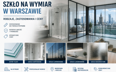 Szkło na wymiar w Warszawie – rodzaje, zastosowania i ceny